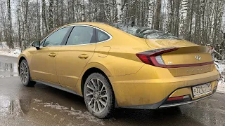 Взял Hyundai Sonata - еду без рук по трассе, автопилот!!!