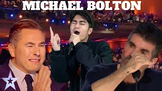 Americas Got Talent Extraordinary Song Michael Bolton Shocked the judges and cried Parody