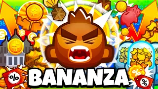 We added Bananza Mode into BTD 6, Who'll make more money?