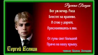 Вот уж вечер  Роса  — Сергей Есенин  —читает Павел Беседин