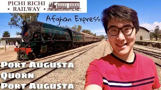 Travelling on the Old Ghan Railway - Pichi Richi Afghan Express Port Augusta to Quorn return