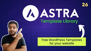 Install Astra theme and Import Templates for FREE in your WordPress dashboard | WP Tutorial part 26