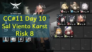 Arknights - CC#11 Day 10 - Sal Viento Karst Risk 8