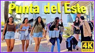 【4K】WALK PUNTA del ESTE Uruguay SLOW TV 4k video TRAVEL Vlog