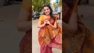 pandavar illam serial actress recent reels videos