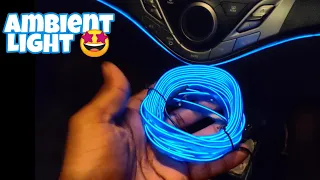 Car Interior Ambient Light 😍 | Baleno Modification