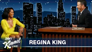 Regina King on Tricking Kids on Halloween, Growing Up in LA, and Hand & Footprint Ceremony