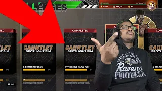 INVINCIBLE FACE OFF CHALLENGE COMPLETE! BEST GOLD PLAYERS TO USE! NBA 2K21 MYTEAM GAUNTLET GUIDE