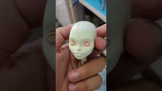 1st step of a doll faceup #doll #repaint #artdoll #monsterhigh #tiktok #viral #dollrepaint #custom