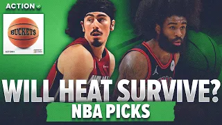 Will Miami Heat STAY ALIVE vs. Chicago Bulls in Final Play-in Game? NBA Picks | Buckets