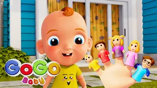 The Finger Family, Daddy Finger - Sing Along Kids Songs @GoGoBabyNurseryRhymes