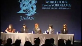 X Japan press conference 1 of 4 (in Japan 2010.07.08 )