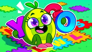 ABC Puzzle ✨🤩 The MAGIC and WILD Alphabet for Kids || Best Cartoons by Pit & Penny Stories 🥑✨