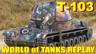 Т-103 World of Tanks Replays [ 5 Kills 8,9K Damage ]