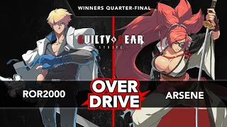 Overdrive GGST & MBTL: ROR2000 (Ky) vs Arsene (Baiken) (Winners Quarter-Final)