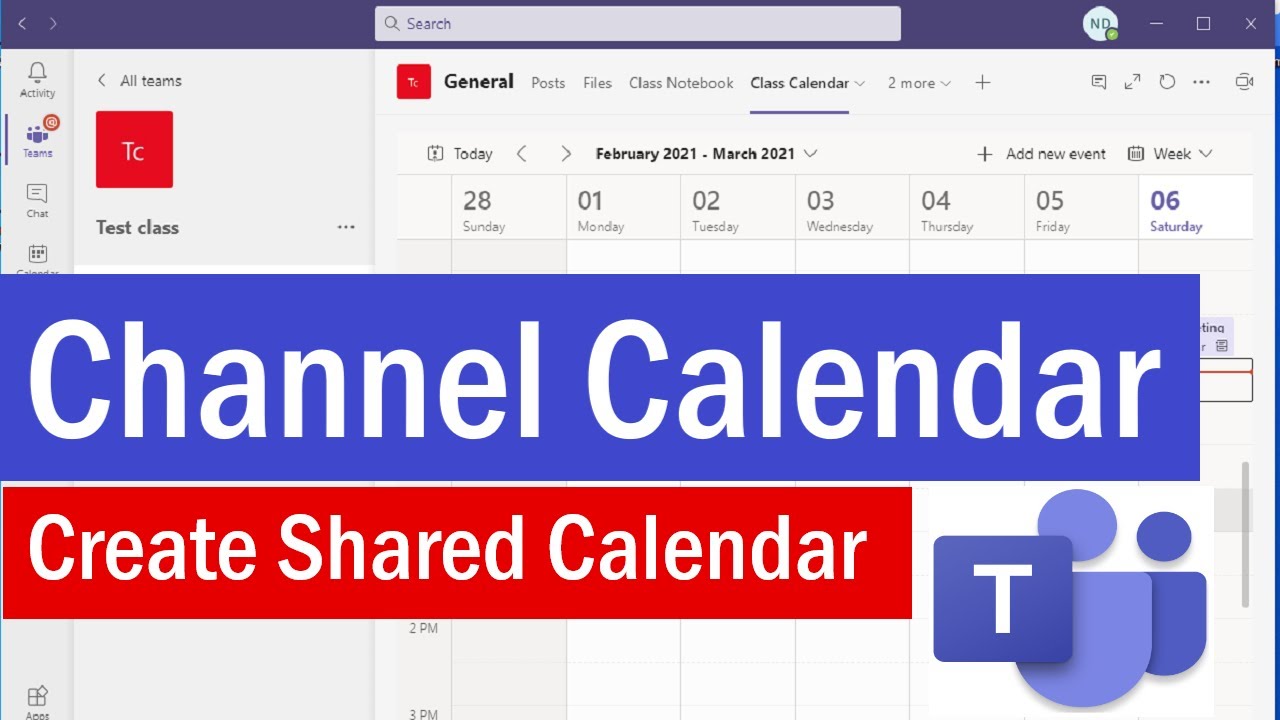 Download How to Add Calendar to channel in Microsoft Teams How to