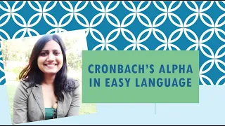Cronbach's alpha or Coefficient alpha in simple language - DU Professor