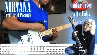 Nirvana - Territorial p*ssings - Guitar lesson with Tabs