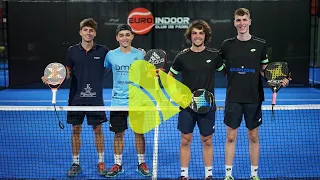 Premier Padel Madrid. Pol Hernández y Víctor Tur contra Adrián Marqués y Emilio S. Chamero