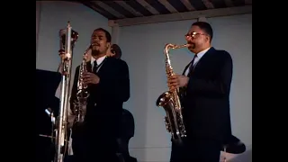 Bud Powell & Charles Mingus Quintet, Antibes jazz Festival, July 13th, 1960 (Colorized)