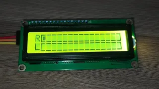 FL prog & Arduino, горизонтальный индикатор на дисплее LCD 1602