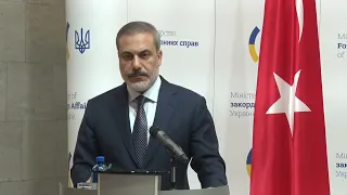Пресконференція міністрів закордонних справ України та Туреччини
