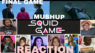 SQUID GAME-FINAL GAME GI-HUN VS SANG WOO Episode 9 "One Lucky Day" , REACTION, MUSHUP