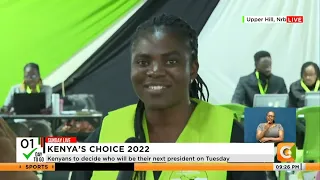 Other candidates are Mwaure Waihiga and George Wajackoya