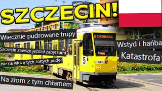 Najgorsze tramwaje w Polsce i... najszybszy szybki tramwaj ?? Szczecin 🇵🇱 i tramwajowy paradoks 🚋😲🚊