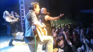 Blaze Bayley, Thomas Zwijsen e Anne Bakker em Santo Ângelo