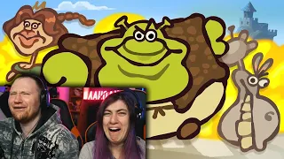 Настоящая версия "Шрек" (The Ultimate "Shrek" Recap Cartoon) | РЕАКЦИЯ