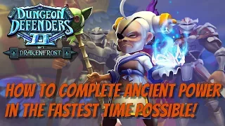 DD2 - Fastest Ancient Power Resets - Onslaught Only!