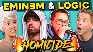 Adults React To Logic - Homicide Ft. Eminem