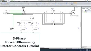 3-Phase 480vac Forward Reversing Starter Tutorial | Automation Studio