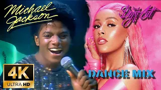 Michael Jackson & Doja Cat - Rock With You 4K AI Battle Mix