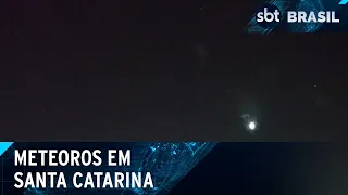 Santa Catarina terá chuva de meteoros neste final de semana | SBT Brasil (19/04/24)