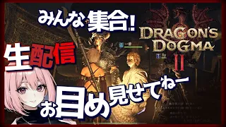 【ドラゴンズドグマ2  生ライブ】へっぽこ覚者だけど、ナナはドラゴンを倒したい！あえて楽な道には進みません！出来るのかな...？PC版 ※ネタバレ注意