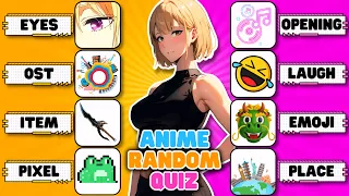 40 Anime Random Quiz 🕹️ | The Ultimate Anime Quiz 🏆🌟