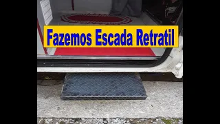 Fazemos Escada Retratil PARA  Motorhome #motorhomeartesanal