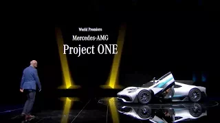 Mercedes-AMG Project One World Premiere @ IAA 2017 Media Night