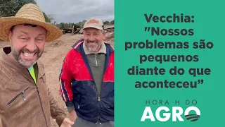 "Vai ficar marcado na minha história"; agricultor viaja até RS para ser voluntário | HORA H DO AGRO