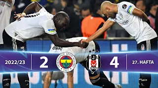 Fenerbahçe (2-4) Beşiktaş - Highlights/Özet | Spor Toto Süper Lig - 2022/23