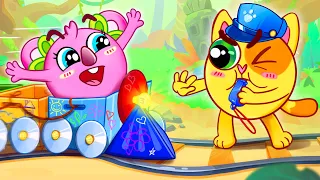 Super Train Song 😻 | Funny Kids Songs 😻🐨🐰🦁 And Nursery Rhymes by Baby Zoo