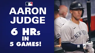Yankees' Aaron Judge is ON FIRE! 6 home runs in 5 games. Early favorite for AL MVP?