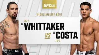 UFC 298: Robert Whittaker vs Paulo Costa Highlights