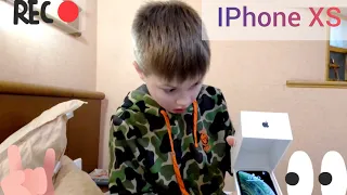 Распаковка нового iPhone XS!