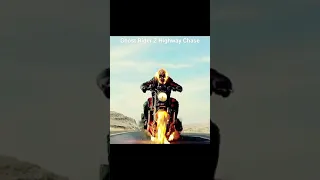 Ghost Rider 2 Highway Chase.#marvel #action #shorts