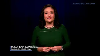 M. Lorena González, candidate for City of Seattle Mayor - Video Voters' Guide 2021 General Election