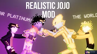 Jotaro vs Dio with Realistic JoJo's Bizarre Adventure Mod - People Playground 1.26 beta