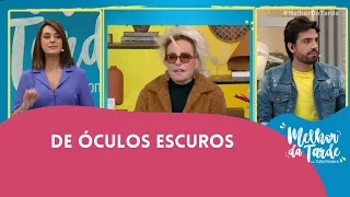 Ana Maria Braga apresenta programa de óculos escuro | Melhor da Tarde